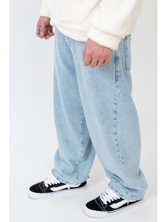 Kamuflage Kamuflage Jeansy Way Too Big Niebieski Baggy Fit