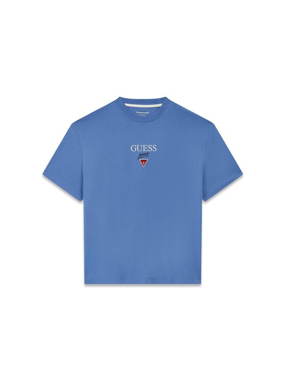 Guess Jeans Guess Jeans T-Shirt M6RI45 K8HM0 Niebieski Oversize