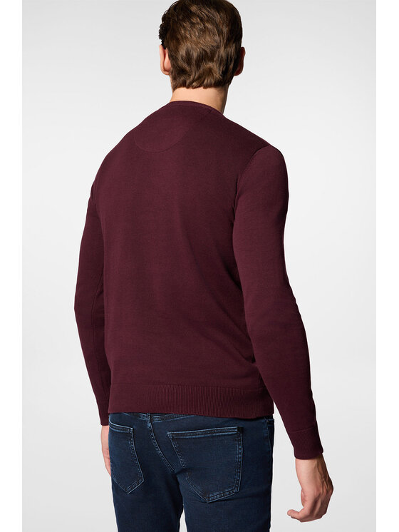 Próchnik Próchnik Sweter PM7 SW073224000004 Bordowy Regular Fit