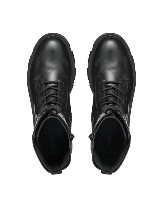 Geox Geox Schnürstiefeletten D Vilde D26UAH 043KB C9997 Schwarz