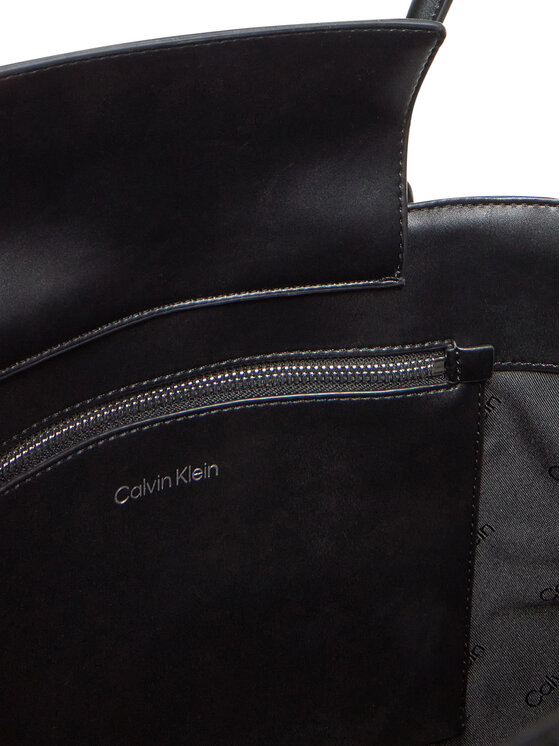 Calvin Klein Calvin Klein Ročna torba Ck Woven Medium Shopper K60K612994 Črna