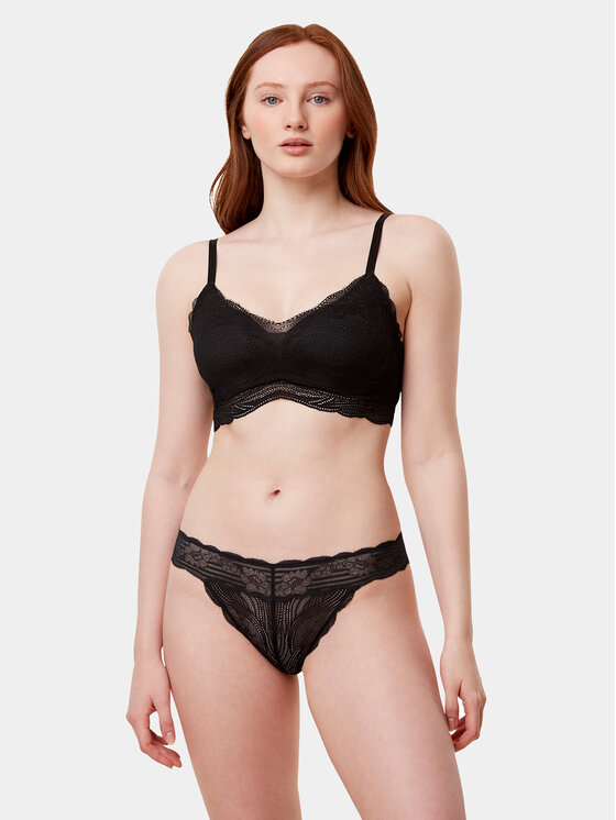 Figi brazylijskie, rozmiar M, Czarne, Lift Smart 10215908