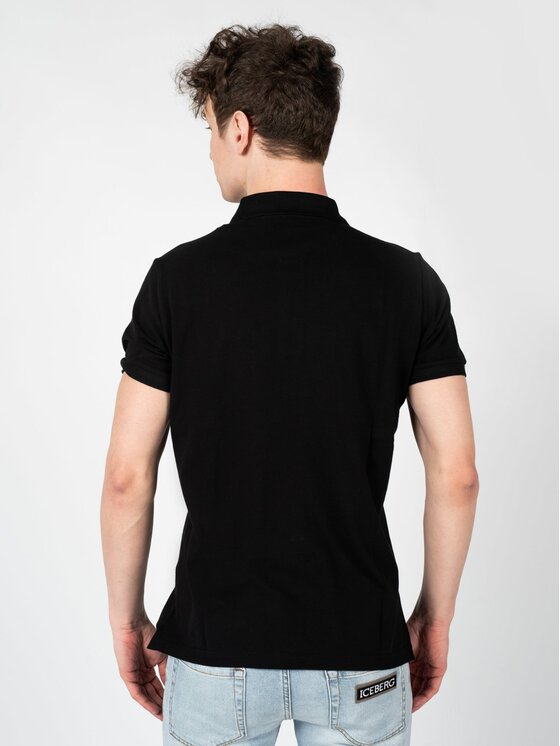 Iceberg Iceberg Polokošile F030631A Černá Regular Fit