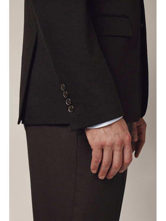 Lancerto Lancerto Marynarka Bagnone MA131225000007 Brązowy Slim Fit