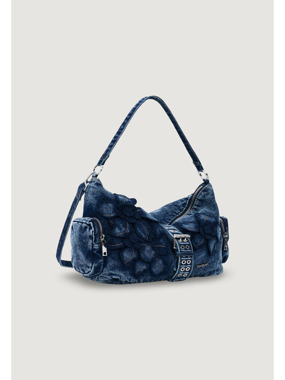 Desigual Desigual Torebka BAG_CURIO DENIM Niebieski