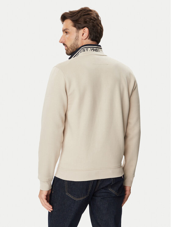 Guess Guess Bluza M6BQ52 K6169 Beżowy Slim Fit
