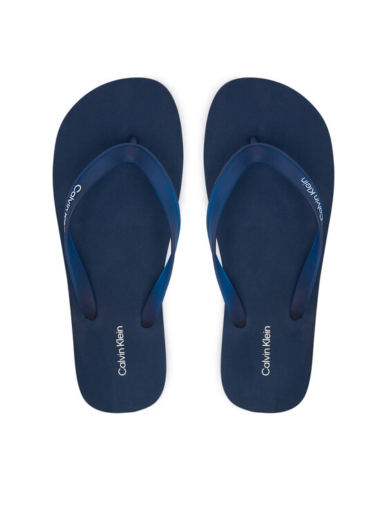 Calvin Klein Calvin Klein Джапанки Logo Strap HM0HM02105 Тъмносин