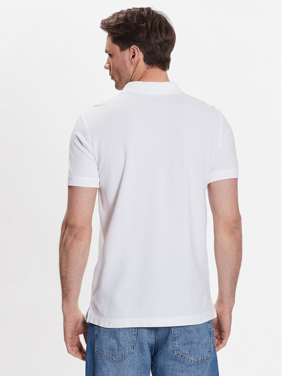 United Colors Of Benetton United Colors Of Benetton Polo 3089J3179 Biały Regular Fit