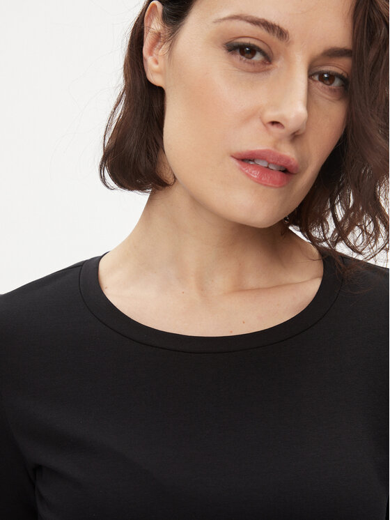 Weekend Max Mara Weekend Max Mara Bluzka Multina 2415971031 Czarny Slim Fit