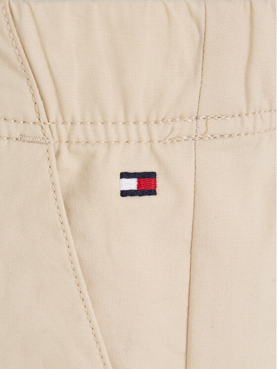 Tommy Hilfiger Tommy Hilfiger Kalhoty z materiálu KB0KB08895 Béžová Regular Fit