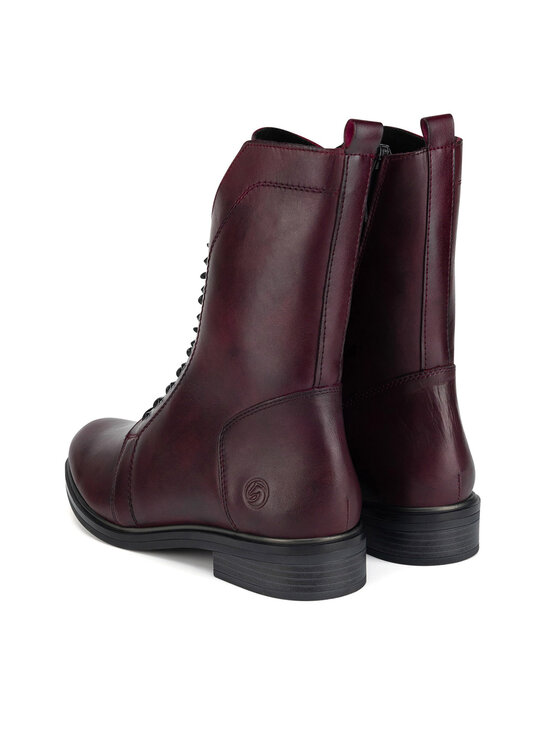 Remonte Remonte Škornji D8380-35 Bordo rdeča
