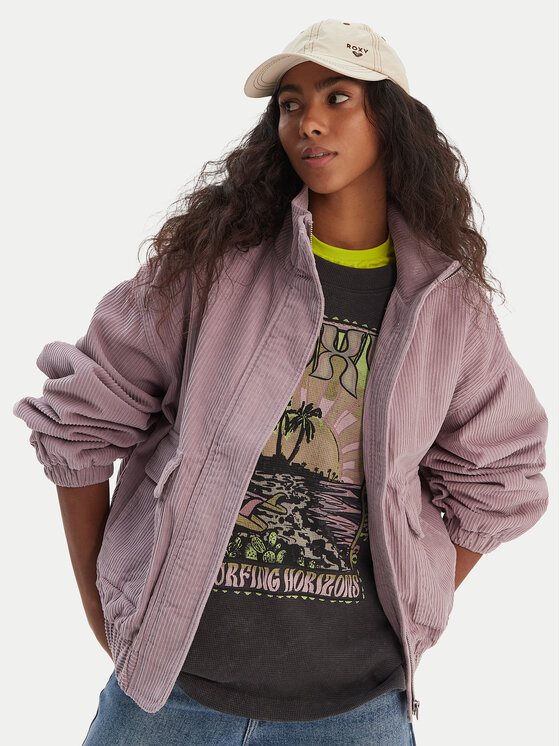 Roxy Roxy Prehodna jakna Slow Song II ERJJK03646 Vijolična Relaxed Fit