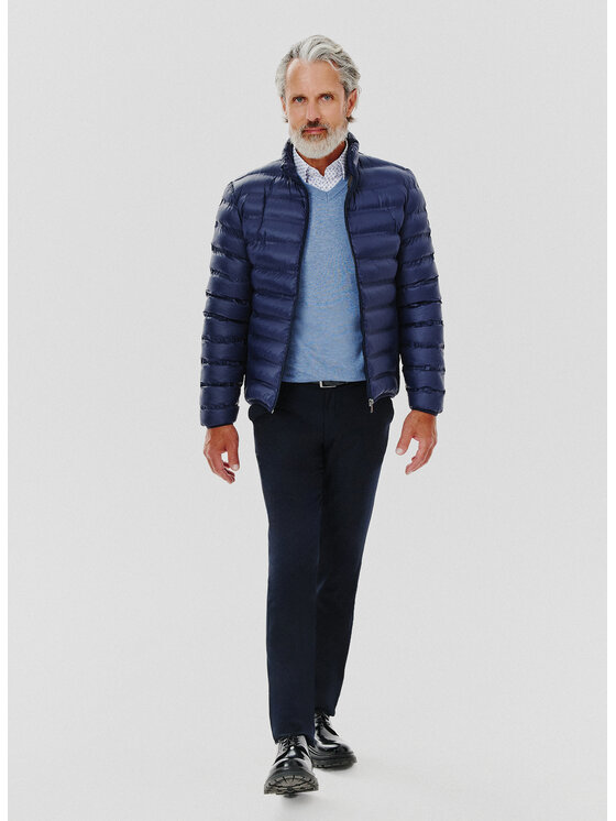Pako Lorente Pako Lorente Kurtka przejściowa P24WF-5X-001 Granatowy Classic Fit