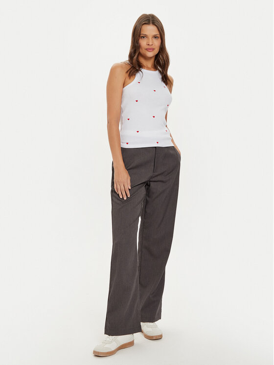 Noisy May Noisy May Top 27033216 Alb Regular Fit
