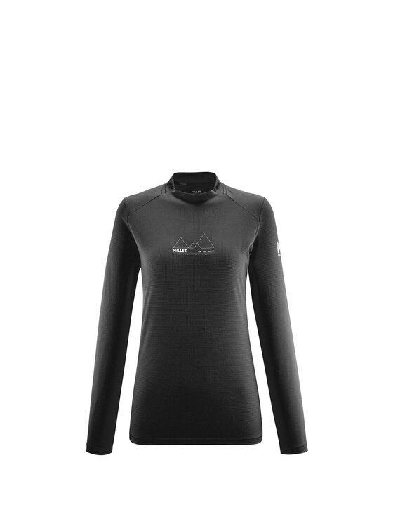 Millet Millet Koszulka techniczna Kamet Ts Ls W Czarny Active Fit