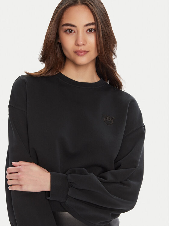 PINKO PINKO Μπλούζα Maliardo 105510 A2RB Μαύρο Regular Fit