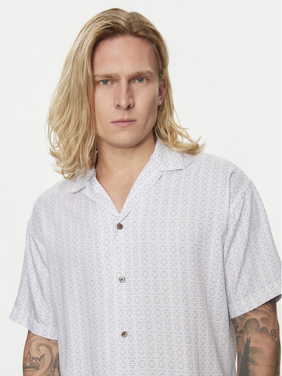 Jack & Jones Jack & Jones Koszula Caaron 12255859 Niebieski Relaxed Fit