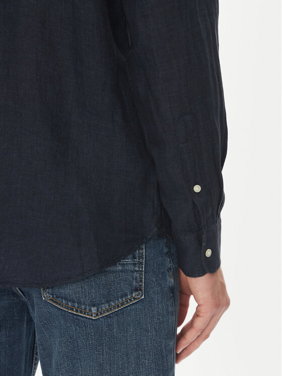Tommy Hilfiger Tommy Hilfiger Košile MW0MW39271 Tmavomodrá Regular Fit