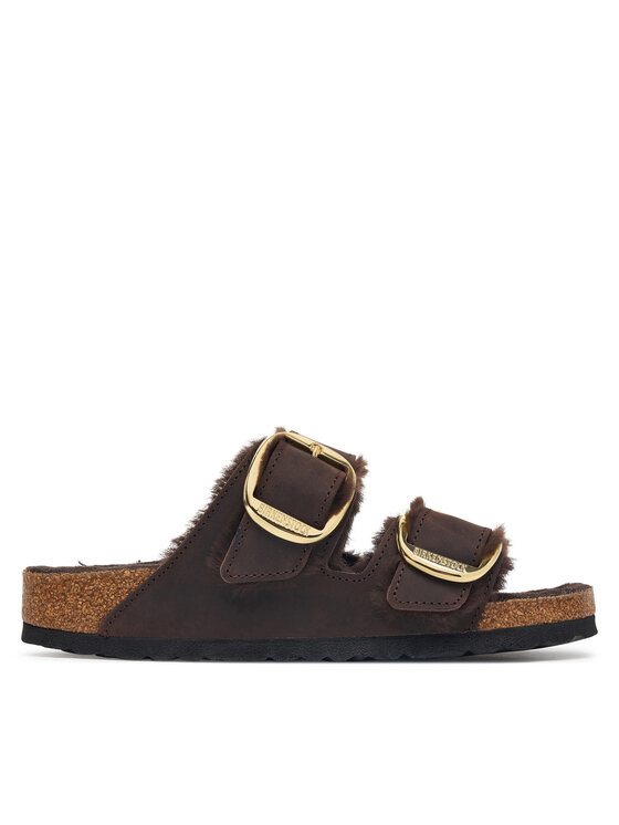 Birkenstock Birkenstock Klapki Arizona Big Buckle 1032982 Brązowy ciemny