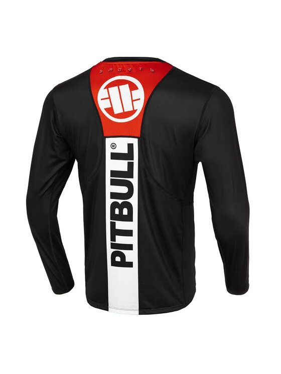 Koszulka techniczna, rozmiar L, Czarne, Longsleeve Mesh Performance Pro plus Hilltop Sports XL