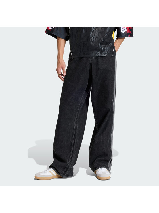 adidas Spodnie materiałowe 159076 Czarny Regular Fit