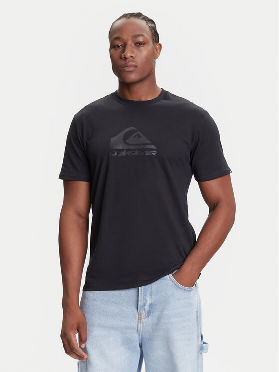 Quiksilver Quiksilver T-shirt Ev Comp Logo EQYZT08182 Crna Regular Fit