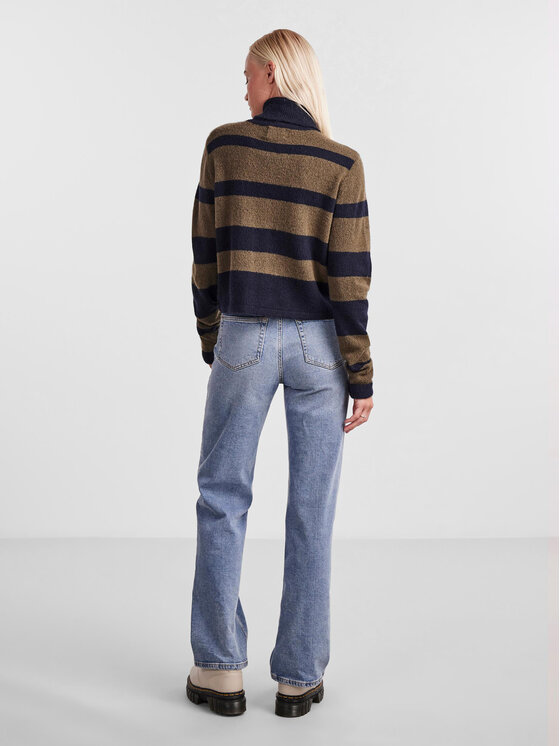 Pieces Pieces Rollkragenpullover 17143481 Dunkelblau Regular Fit