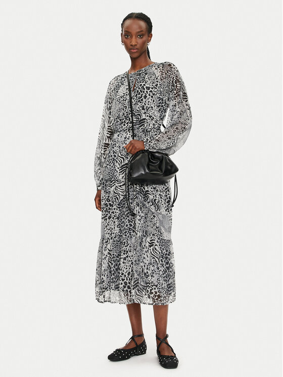 ONLY ONLY Ежедневна рокля Ria 15329223 Сив Regular Fit