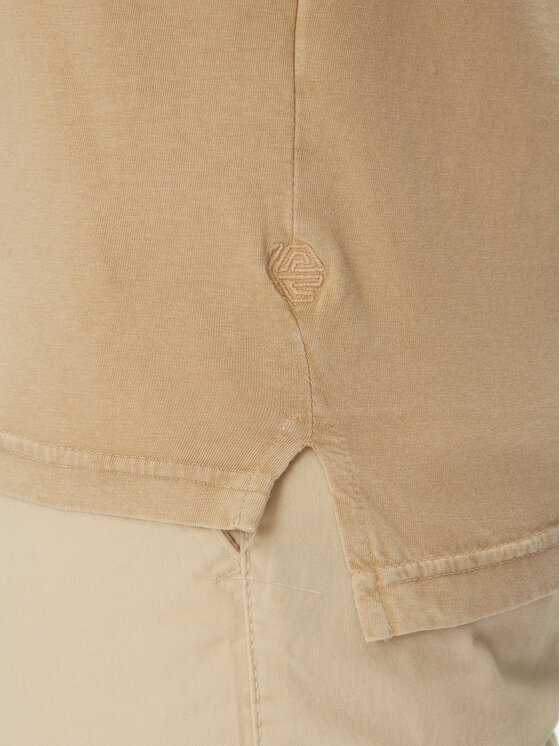 INDICODE INDICODE T-Shirt Injamiro 41-143 Béžová Regular Fit
