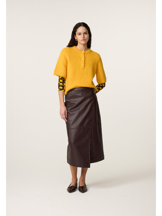 Fabienne Chapot Fabienne Chapot Sweter 6743-1861-172 Żółty Regular Fit