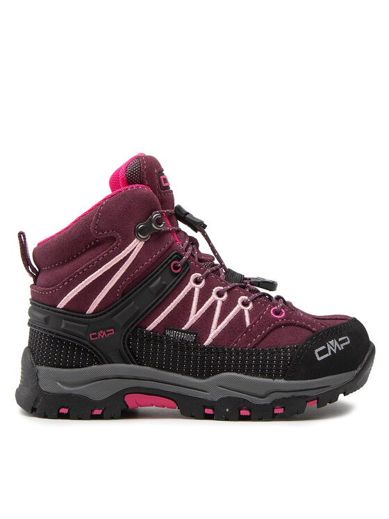 CMP Trekking čevlji Kids Rigel Mid Trekking Shoe Wp 3Q12944 Bordo Rdeča