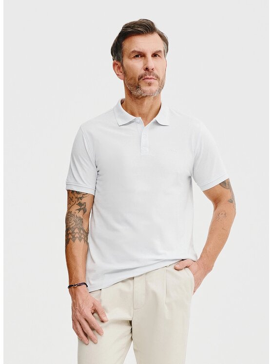 Pako Lorente Pako Lorente Polo P25SF-TX-004 Niebieski Classic Fit