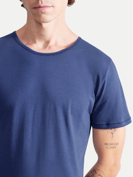 Sloggi Sloggi Apatiniai marškinėliai 10222373 Mėlyna Slim Fit