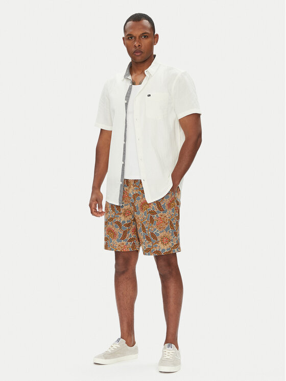 Quiksilver Quiksilver Πουκάμισο Time Box EQYWT04622 Λευκό Regular Fit