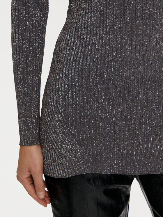 Gaudi Gaudi Džemper haljina 421FD53042 Siva Slim Fit