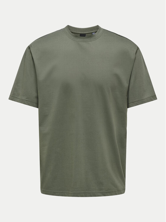 Only & Sons Only & Sons T-shirt Fred 22022532 Siva Relaxed Fit