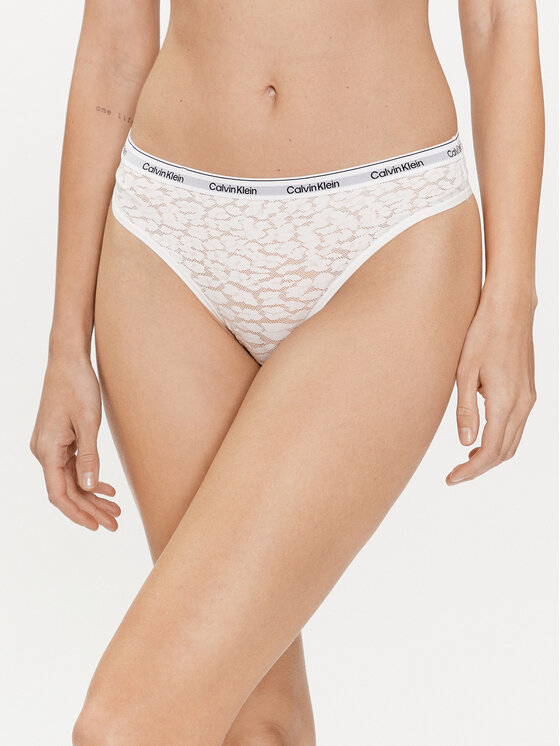 Calvin Klein Underwear Brazílske nohavičky 000QD5233E Biela