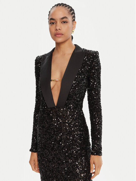 Elisabetta Franchi Elisabetta Franchi Abendkleid AB-R13-56E2-V860 Schwarz Regular Fit