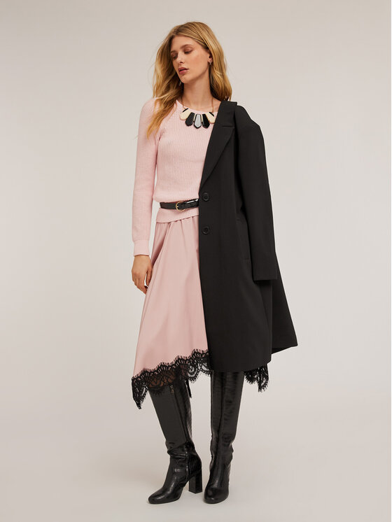 Motivi Motivi Cardigan M229W003285N006 Rosa Regular Fit