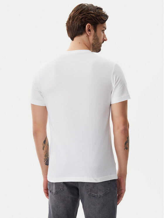 Calvin Klein Jeans Calvin Klein Jeans Póló Brush Stroke J30J327522 Fehér Regular Fit