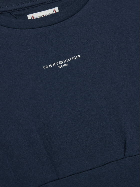 Tommy Hilfiger Tommy Hilfiger Každodenné šaty KG0KG08350 M Tmavomodrá Regular Fit