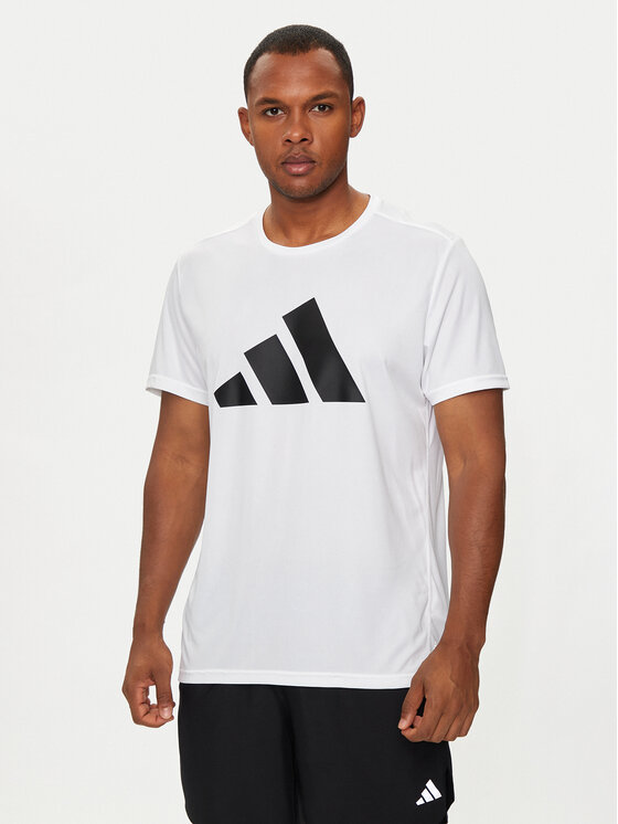 adidas adidas T-Shirt Run It IN0075 Bílá Regular Fit
