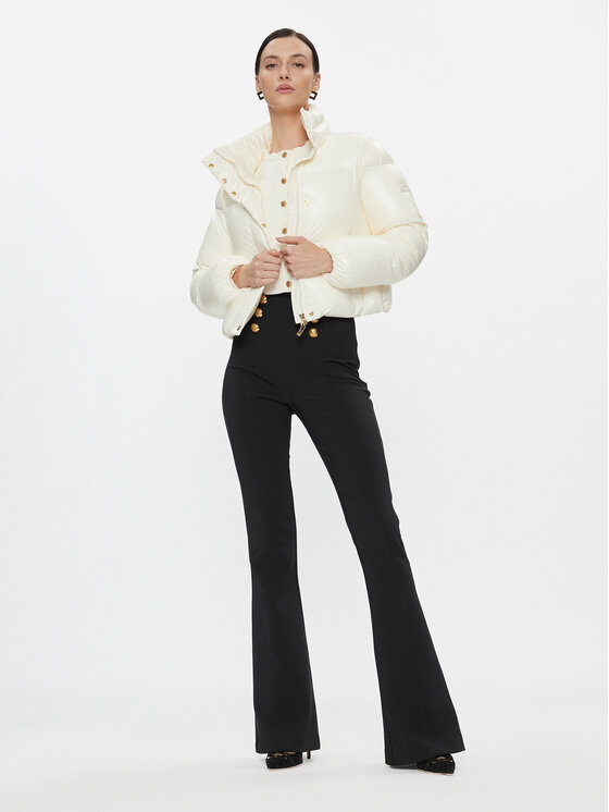 Elisabetta Franchi Elisabetta Franchi Giubbotto invernale PI-55D-36E2-V490 Écru Regular Fit