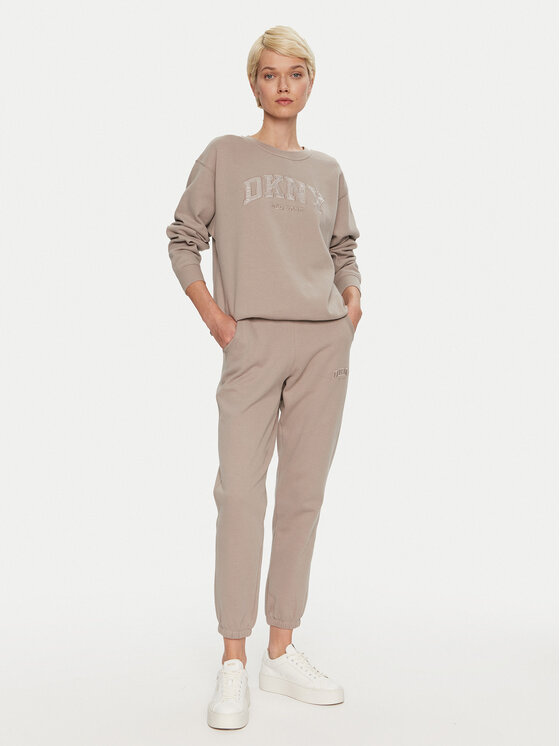 DKNY Sport DKNY Sport Μπλούζα DP4T9809 Μπεζ Regular Fit