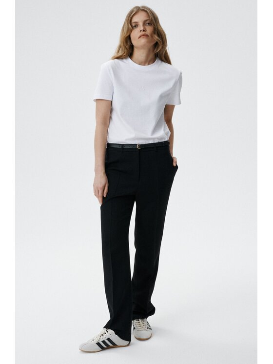 MARI PRETI MARI PRETI Pantalone da abito Vivara Nero Regular Fit