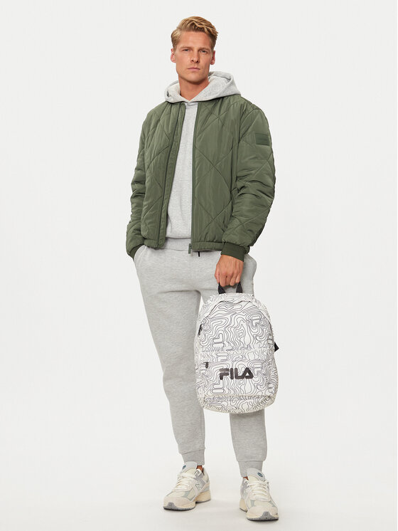 Fila Fila Plecak Bend Back To School Map Aop Backpack Sâcool Two FBT0001.13239 Biały