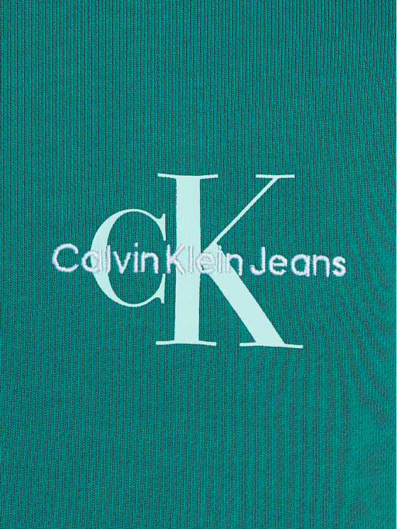 Calvin Klein Jeans Calvin Klein Jeans Суитшърт Small Monogram IU0IU00266 Зелен Regular Fit