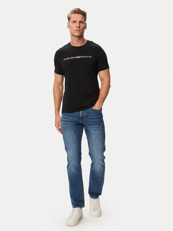 Emporio Armani Underwear Emporio Armani Underwear T-shirt EM000377 AF25030 UC001 Crna Regular Fit