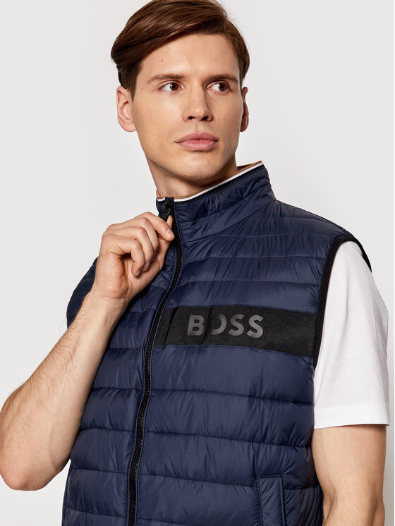 BOSS Boss Kamizelka Darolan 50464300 Granatowy Regular Fit