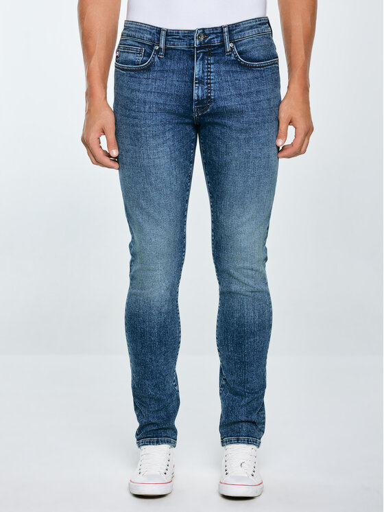 BIG STAR BIG STAR Jeansy TERRY CARROT Niebieski Tapered Fit